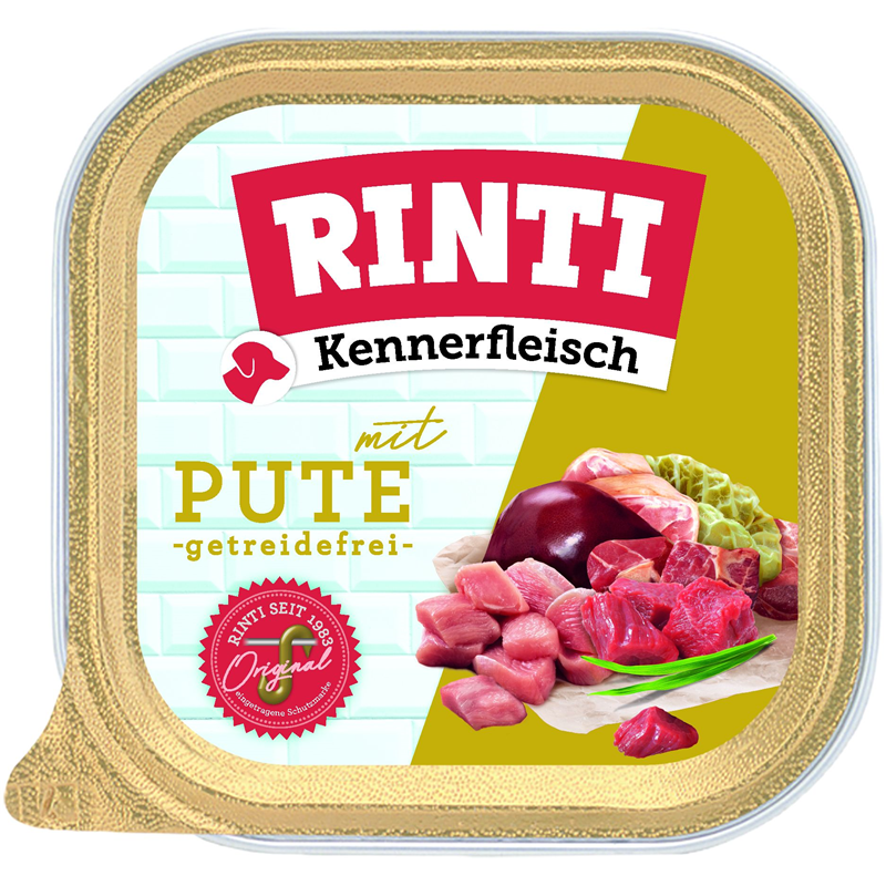 Rinti Kennerfleisch Plus Pute 300g