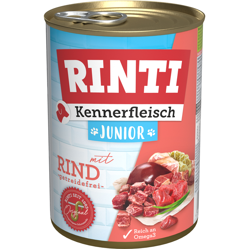 Rinti Kennerfleisch Junior Rind 400 g