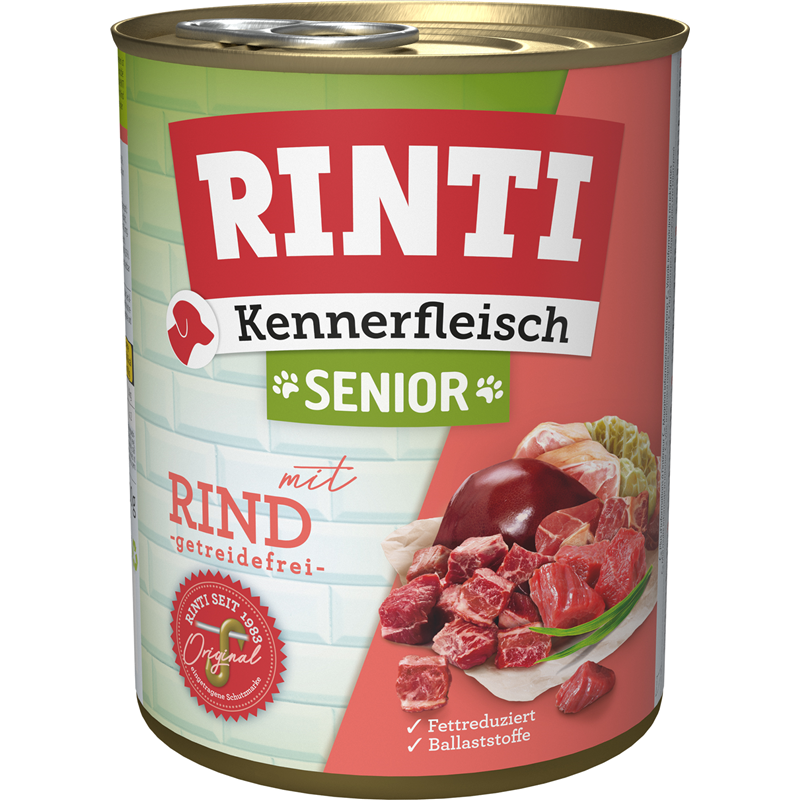 Rinti Kennerfleisch Senior Rind 800 g