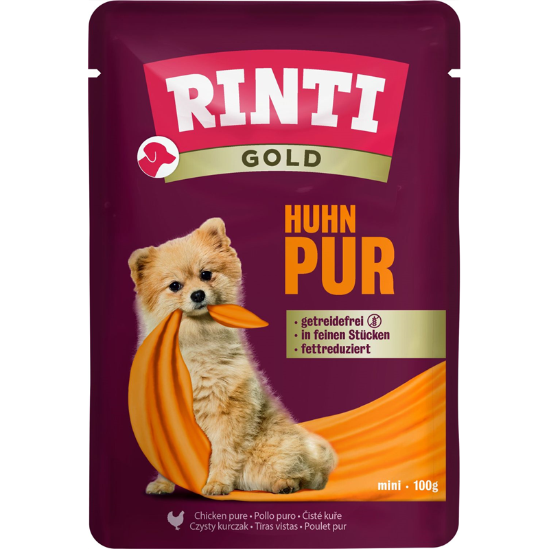 Rinti Gold Huhn Pur 100g Pouchbeutel