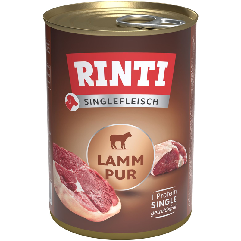 Rinti Singlefleisch Lamm Pur 400g