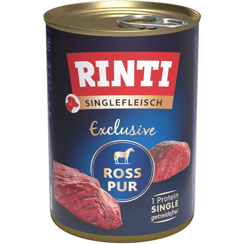 Rinti Singlefleisch Exclusive Ross Pur 400g