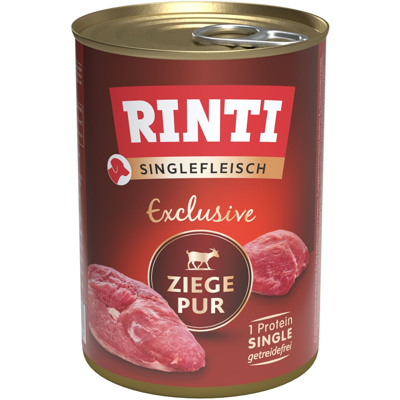 Rinti Singlefleisch Exclusive Ziege Pur 400g