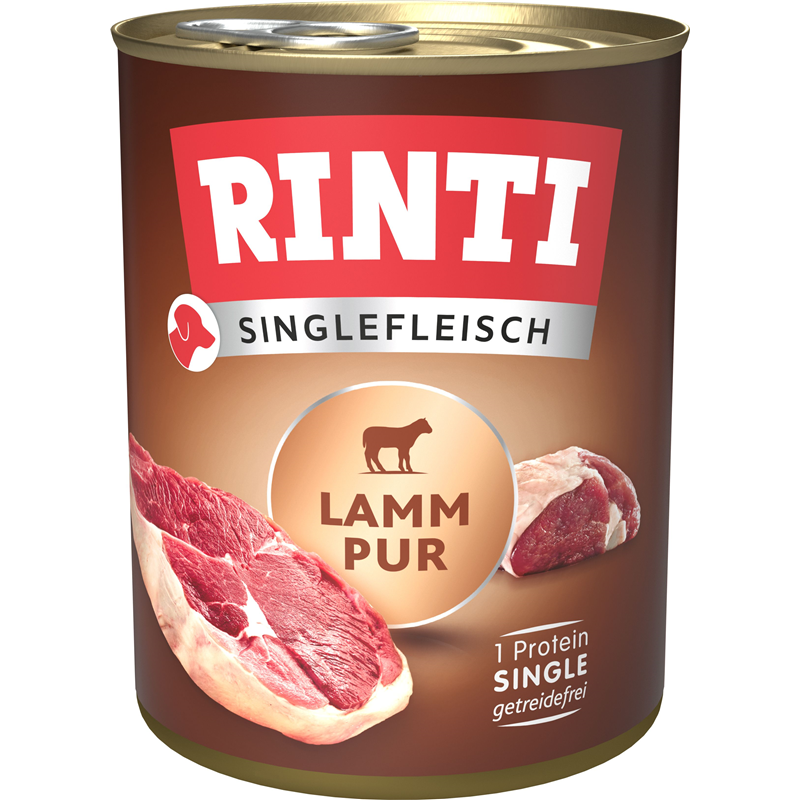 Rinti Singlefleisch Lamm Pur 800g