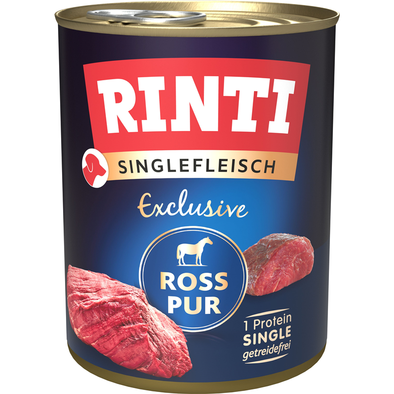 Rinti Singlefleisch Exclusive Ross Pur 800g