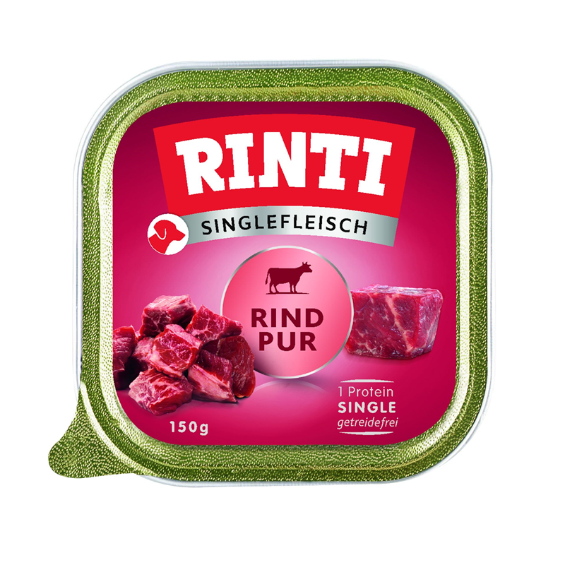 Rinti Singlefleisch Rind Pur 185g Schale