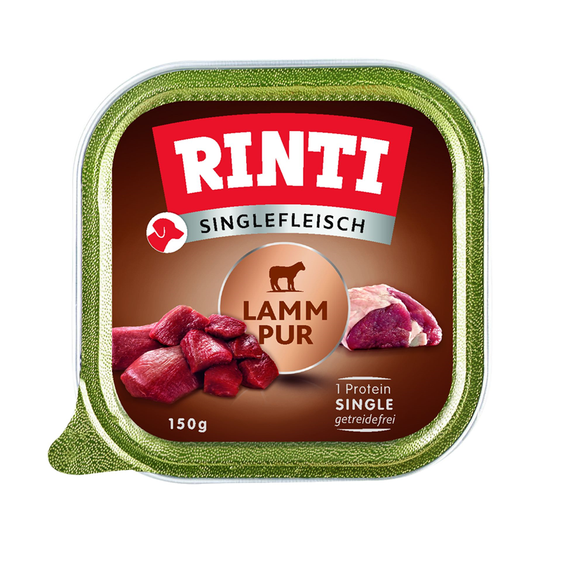 Rinti Singlefleisch Lamm Pur 150g Schale