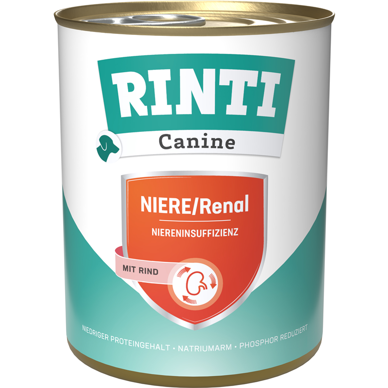 Rinti Canine Nierendiät Rind 800g