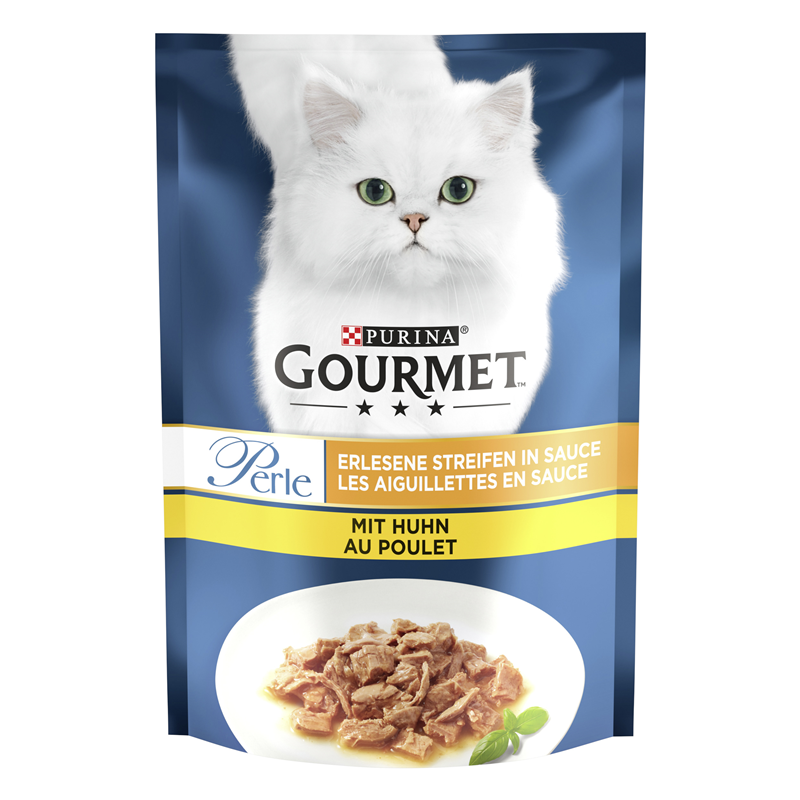 Gourmet Portionsbeutel Perle Erlesene Streifen Huhn 85 g