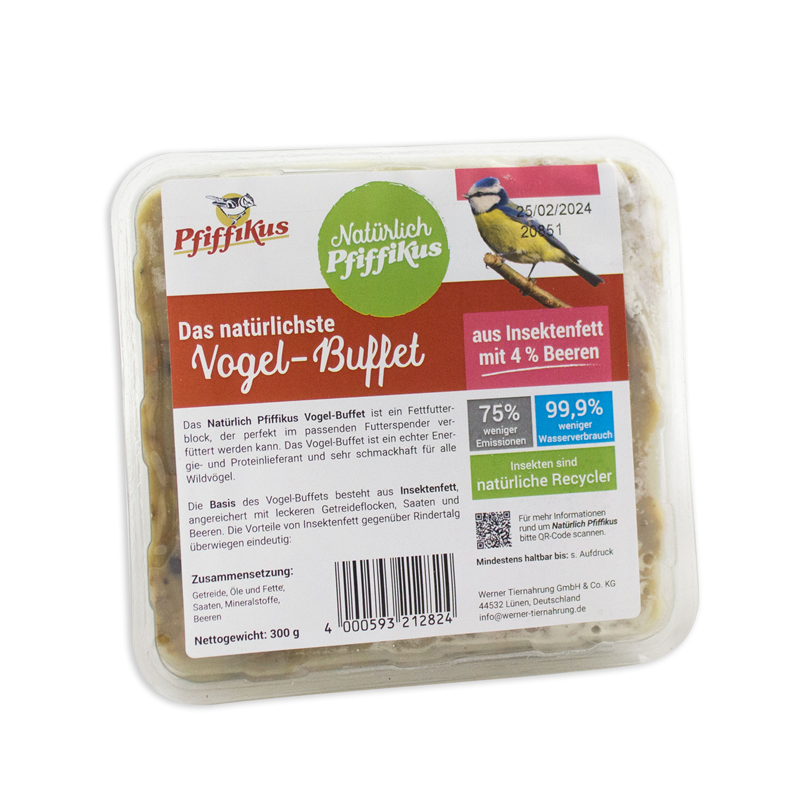 Natürlich Pfiffikus Vogel-Buffet Beeren 1 Stück / 300 g