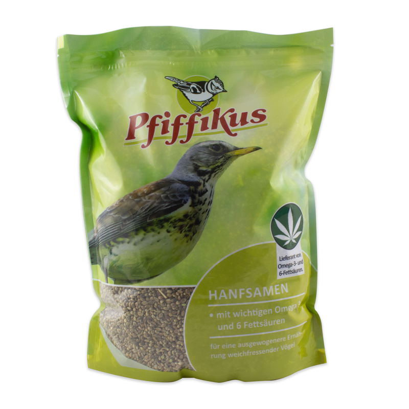 Pfiffikus Hanfsaat 1000 g Doy-Pack
