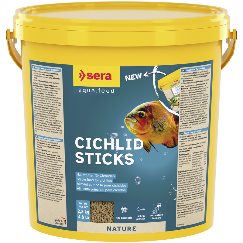 sera Cichlid Sticks 10 l / 2,2 kg
