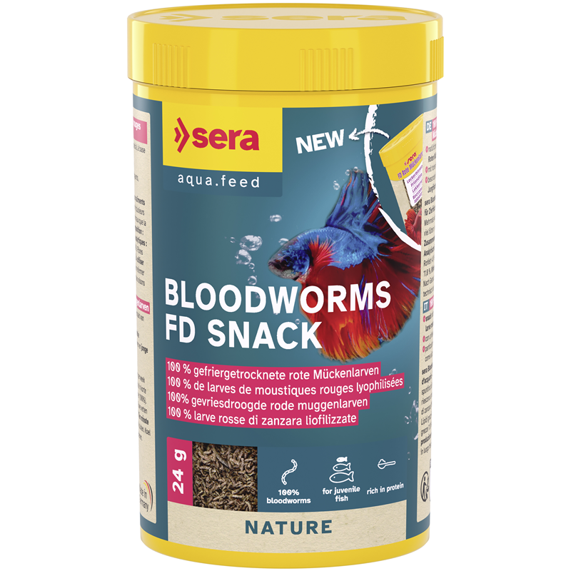 sera Bloodworms FD Snack 250 ml / 24 g
