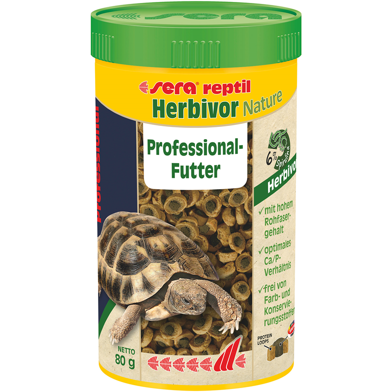 sera reptil Professional Herbivor Nature 250 ml / 80 g