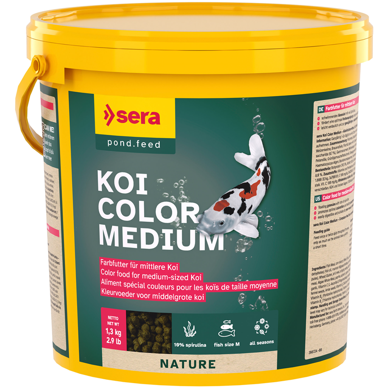 sera Koi Color Medium 3800 ml / 1,3 kg
