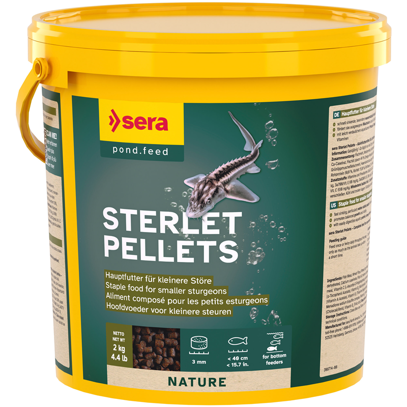 sera Sterlet Pellets 3,8 l / 2 kg