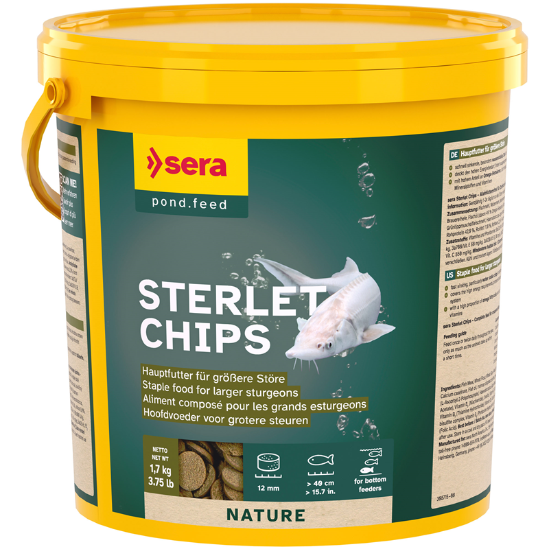 sera Sterlet Chips 3,8 l / 1,7 kg