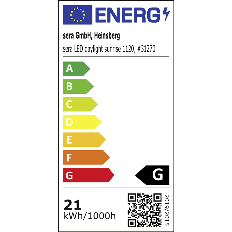 sera LED daylight sunrise 1120 mm, 21 W