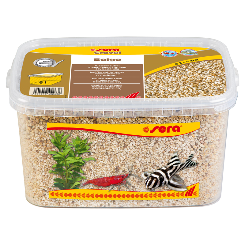 sera Gravel Beige Ø 2 – 4 mm 6 l