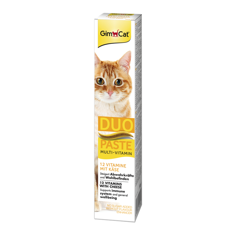 GimCat DUO Paste Multi-Vitamin 12 Vitamine mit Käse 50 g