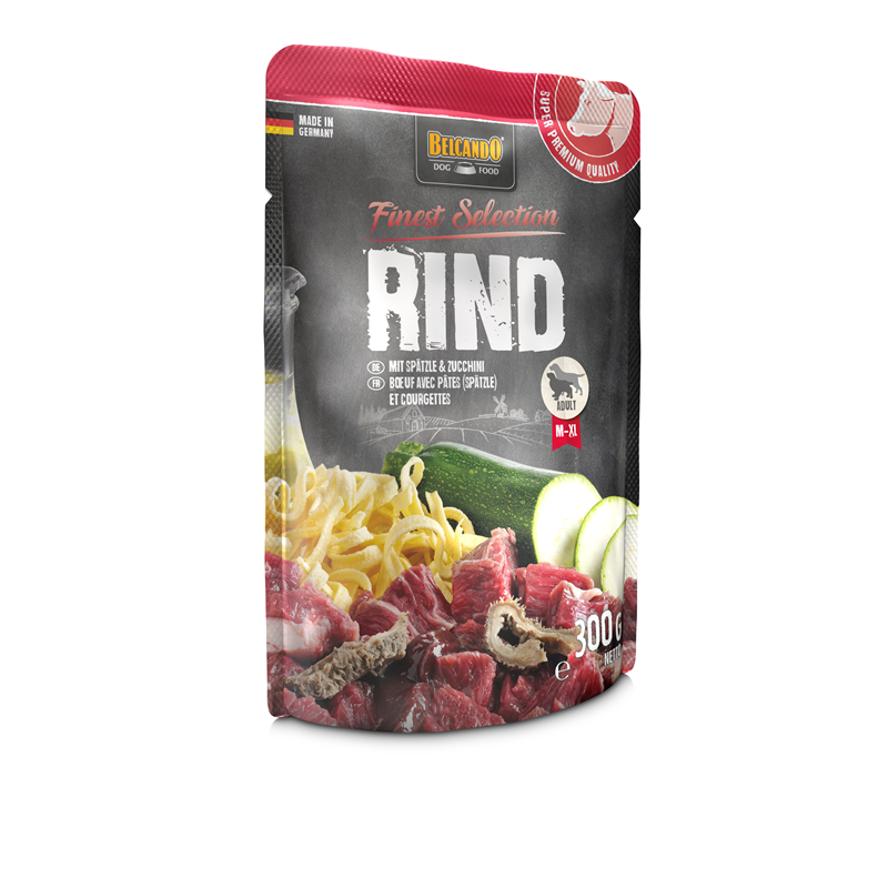 Belcando Frischebeutel Rind und Spätzle mit Zucchini 300 g