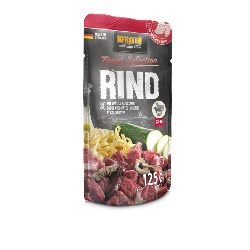 Belcando Frischebeutel Rind und Spätzle mit Zucchini 125 g
