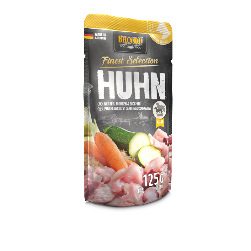 Belcando Frischebeutel Huhn und Reis mit Zucchini und Möhren 125 g