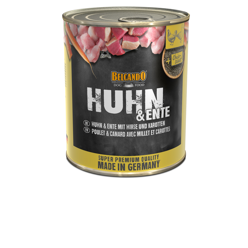 Belcando Dose Huhn & Ente mit Hirse und Karotten 800 g