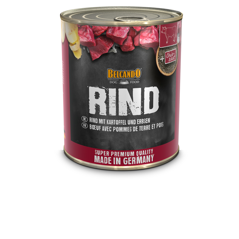 Belcando Dose Rind mit Kartoffeln uns Erbsen 800 g