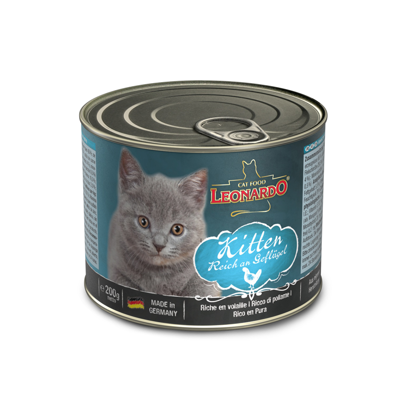 Leonardo Kitten Reich an Geflügel 200 g