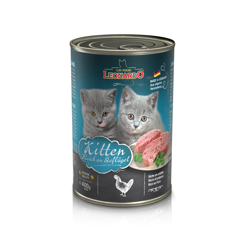 Leonardo Kitten Reich an Geflügel 400 g