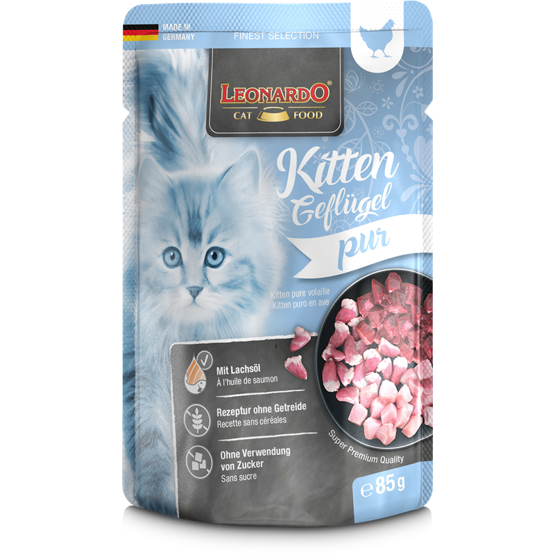 Leonardo Kitten Geflügel 85 g