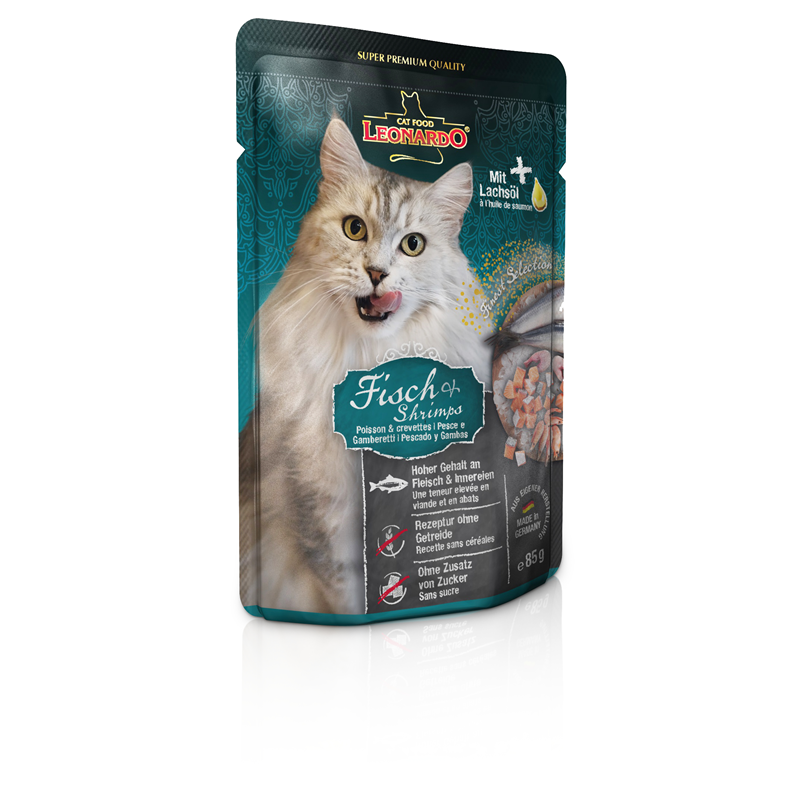 Leonardo Adult Fisch + Shrimps 85 g
