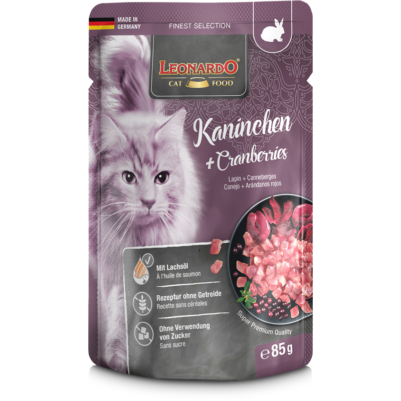 Leonardo Adult Kaninchen + Cranberries 85 g