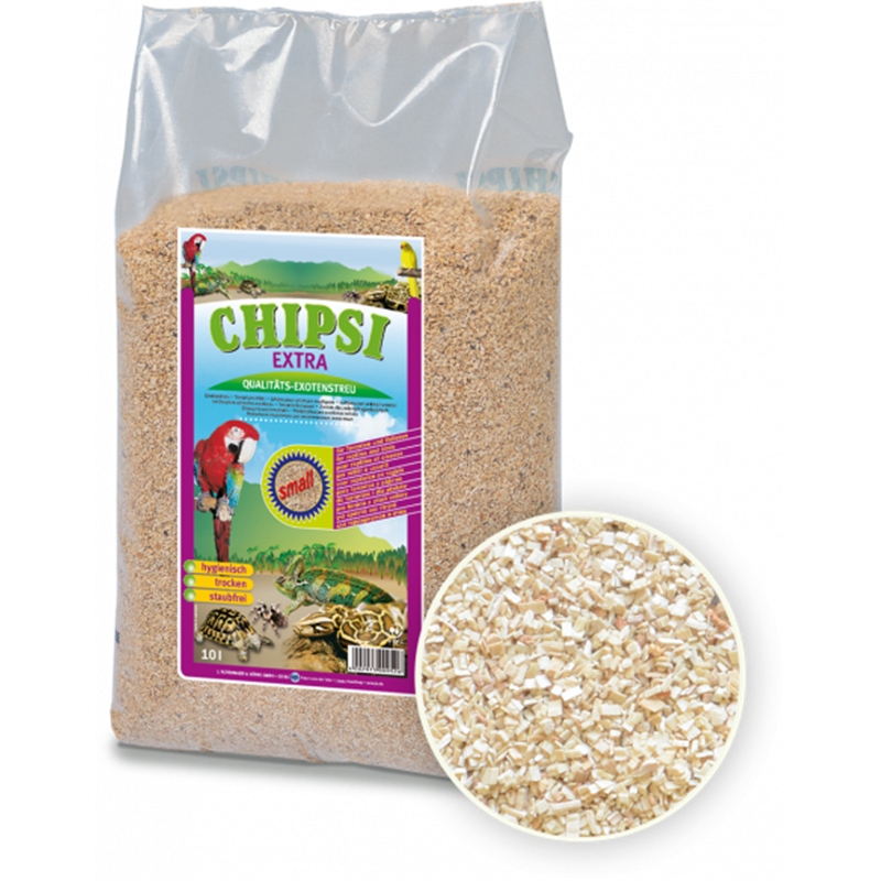 Chipsi Extra small Buchenholzgranulat 10l