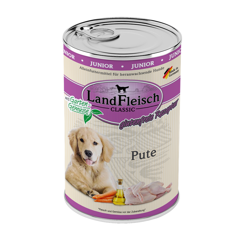 LandFleisch Classic Junior Pute mit Gartengemüse 400g