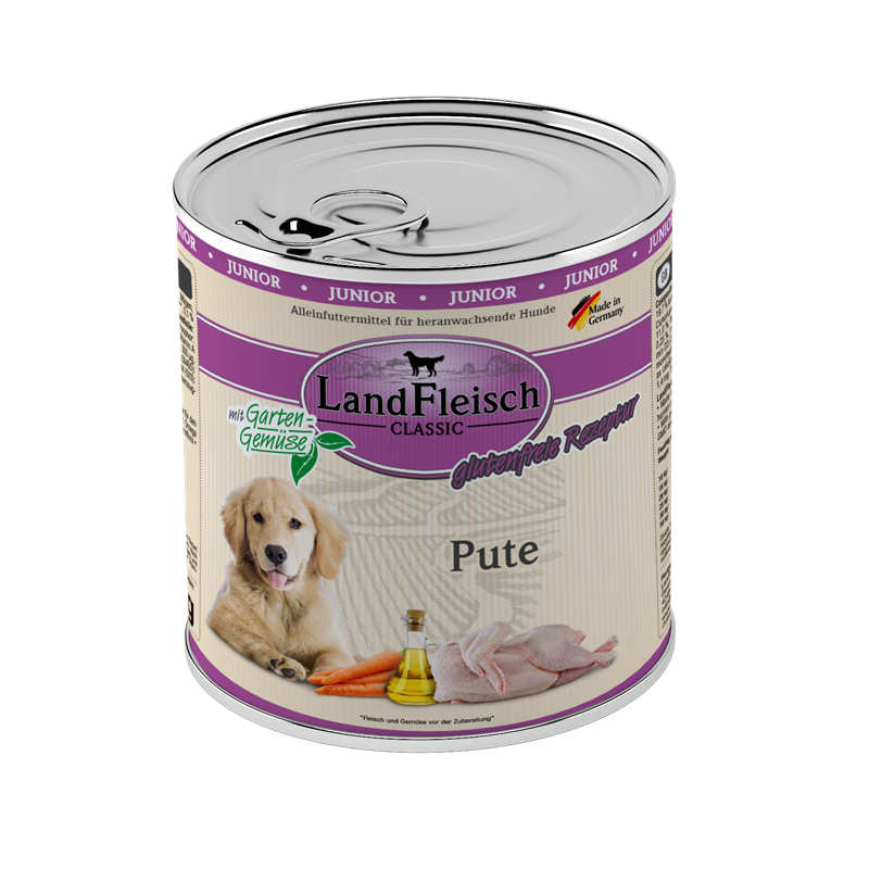 LandFleisch Classic Junior Pute mit Gartengemüse 800g