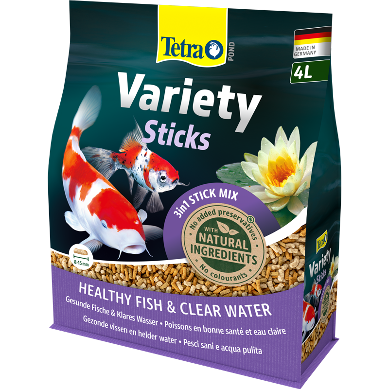 Tetra Pond Variety Sticks 4 l / 0,6 kg
