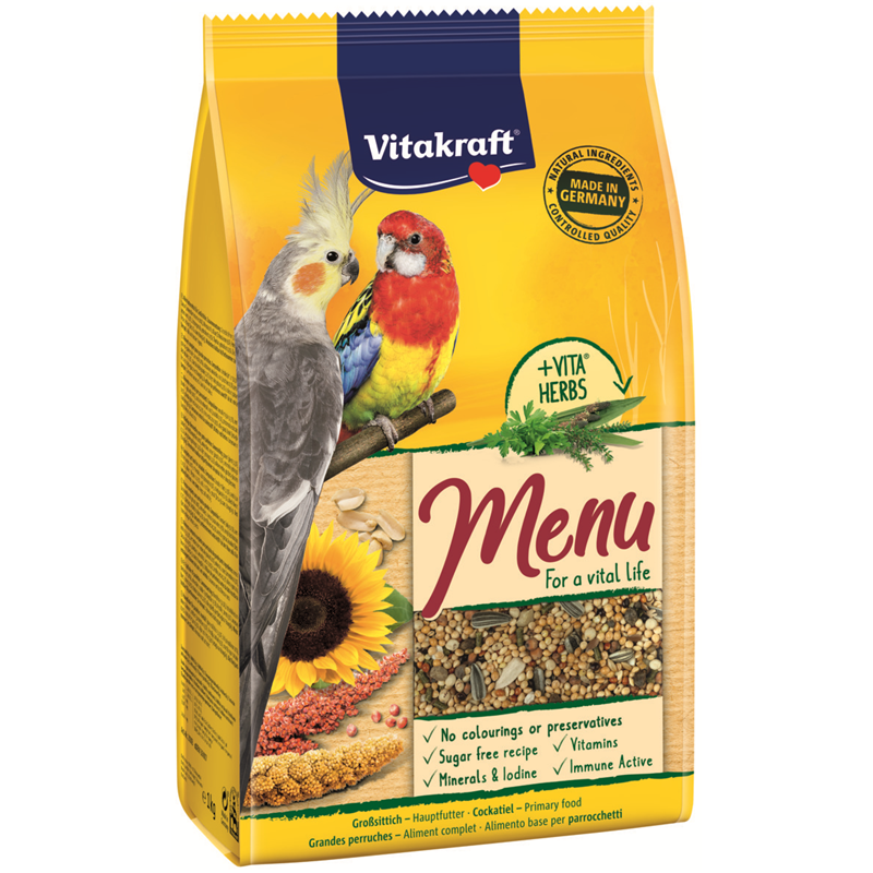 Vitakraft Vogel Menü Honig 1kg Großsittich