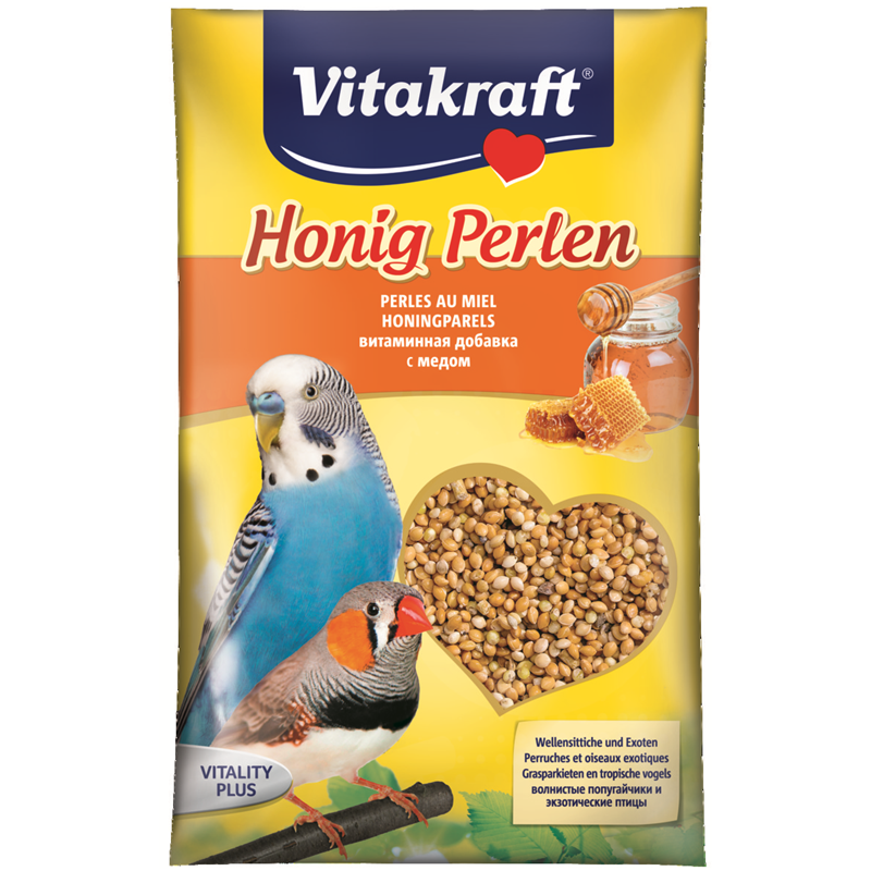 Vitakraft Honig Perlen für Sittiche 20 g