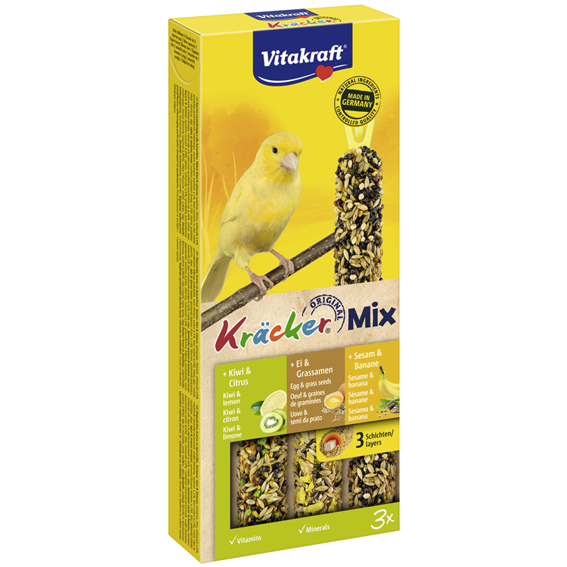 Vitakraft Kräcker Trio-Mix für Kanarien 80 g