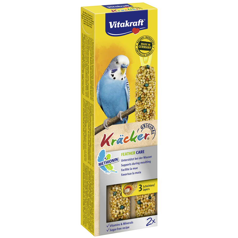 Vitakraft Kräcker Feather Care für Sittiche 60 g