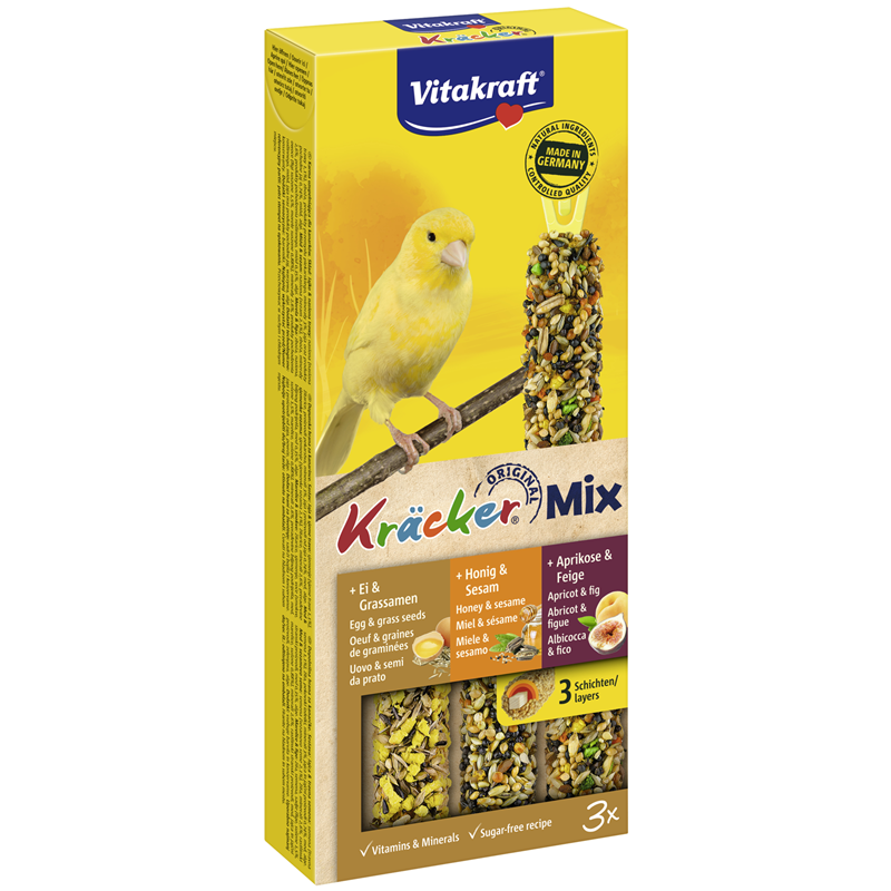 Vitakraft Kräcker Trio-Mix für Kanarien 80 g