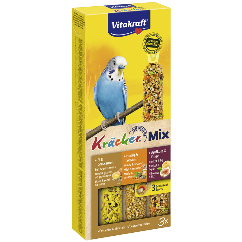 Vitakraft Kräcker Trio-Mix für Sittiche 80 g