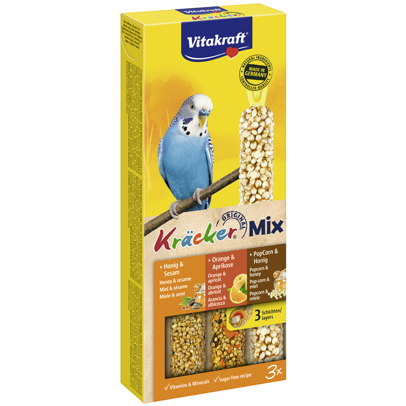 Vitakraft Kräcker Trio-Mix für Sittiche 80 g