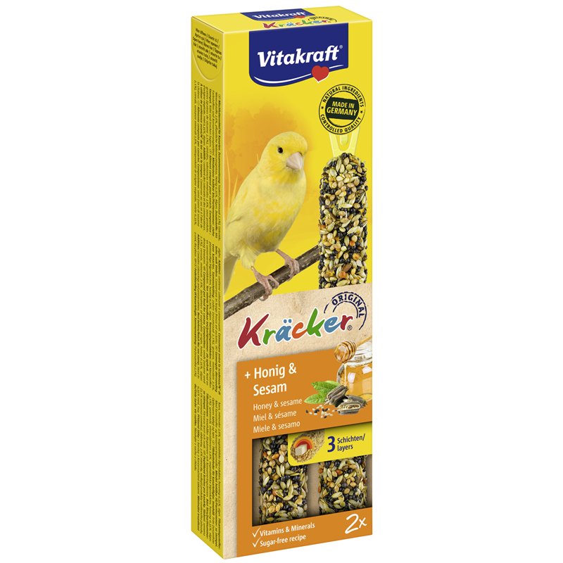 Vitakraft Kräcker Honig & Sesam für Kanarien 60 g