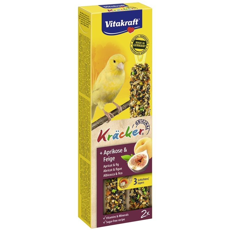 Vitakraft Kräcker Aprikosen & Feige für Kanarien 60 g