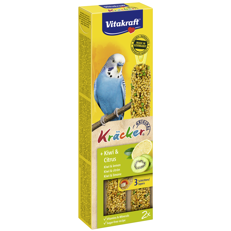 Vitakraft Kräcker Kiwi & Citrus für Sittiche 60 g