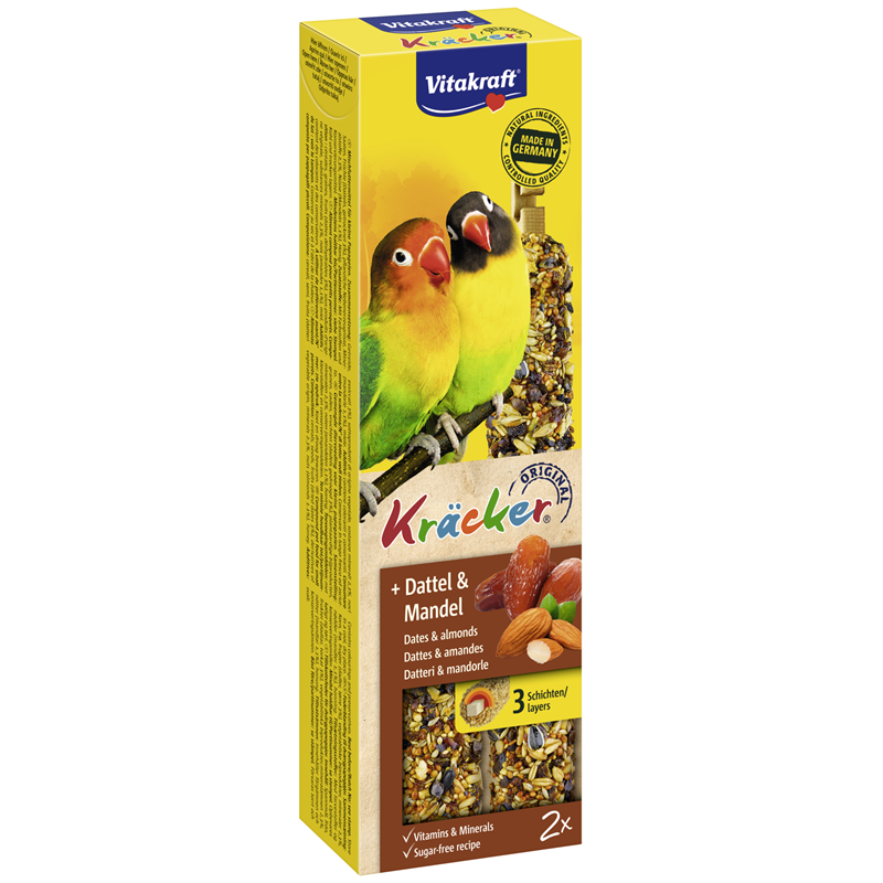 Vitakraft Kräcker Dattel & Mandel für Agaporniden 180 g