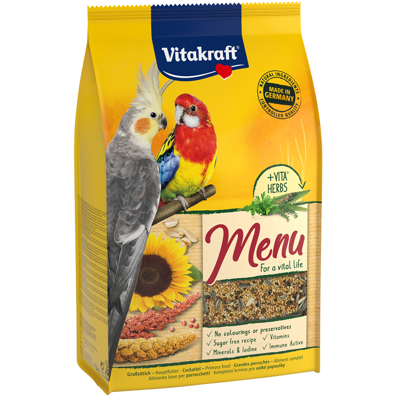 Vitakraft Premium Menü für Großsittiche 3 kg